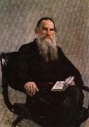 Ilya Repin Portrait of Leo Tolstoy France oil painting reproduction